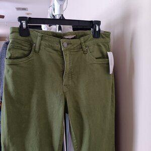 NWT KUT Sage High Waist Ankle Flare Frayed Hem Jean